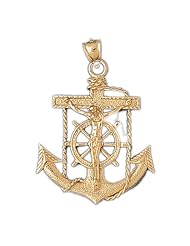 CleverEves 14k Gold Pendant Mariner Cross 8 - Gram(s)