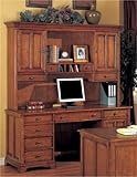 Executive Office Furniture / Home Office Furniture in Toasted Oak Package 1 ....