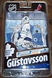 McFarlane Toys NHL Sports Picks Series 24 Action Figure Jonas Gustavsson (Toronto Maple Leafs) White Jersey Gold Collector Level with Autograph Chase Variant