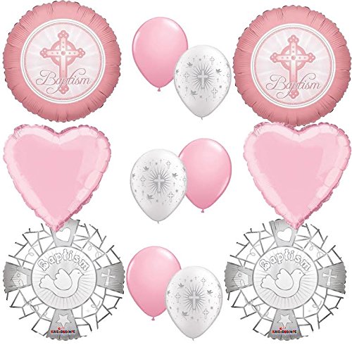 Baptism Girl Balloon Decoration Kit