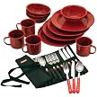 Coleman Enamelware Dining Kit - 24 Pieces