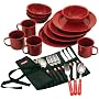 Coleman Enamelware Dining Kit - 24 Pieces