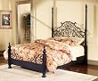 Hills of Provence Queen Size Poster Bed By Powell Furniture