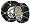 Security Chain Company Super Z6, SZ135, Cable Chain for Passenger Cars, Pickups & SUVs - Set of 2