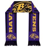 Forever Collectibles NFL Baltimore Ravens 2011 Team Stripe Scarf