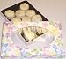 Scott's Cakes 1 lb. White Chocolate Cashew Pattie in a Daisy Box