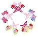 Peppa pig Hair Clips bows & hairpin / headwear, bob pins, hair jewelry, for baby & toddler & Children & girl(5 matching pairs)(set of 10) (10 PCS)
