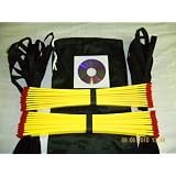 Speed Agility Ladder 34 Feet Long + Speed Drills Dvd, Football Training Equipment + Soccer Quick Foot Training Aid, Good for All Sports