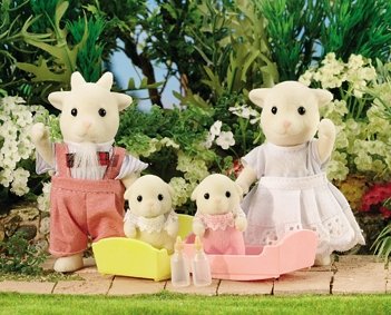 Childrens Toyshop  Toys : Sylvanian Families Goat Family