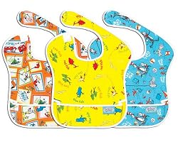 Bumkins Waterproof SuperBib 3-Pack - Dr. Seuss Unisex