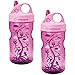 Nalgene Grip-n-Gulp Everyday Kids 12oz Water Bottle - 2 Pack (Pink Woodland)
