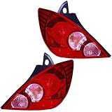 07 08 09 Nissan Versa Hatchback Taillight Taillamp Set by Aftermarket