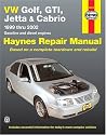 VW Golf, GTI, Jetta and Cabrio, 1999 Thru 2002 (Haynes Repair Manuals)