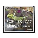Kingston Elite Pro 8GB 45X Speed Compact Flash Memory Card