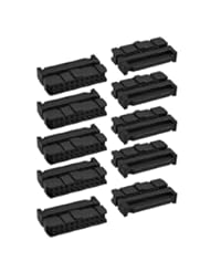 CE: 10 Pcs 2.54mm Pitch Female 20 Pin Flat Cable IDC Socket Connector Black - Gino