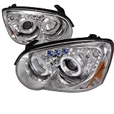 04-05 SUBARU IMPREZA WRX STI JDM LED CLEAR CHROME PROJECTOR HEAD LIGHTS by Spec-D Tuning