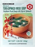 Gourmet Food : Kikkoman Instant Tofu-Spinach Miso Soup