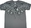 Crypt Caller Skulls T-Shirt by Liquid Blue 100% Cotton Teens & Adults Shirt