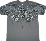 Crypt Caller Skulls T-Shirt by Liquid Blue 100% Cotton Teens & Adults Shirt