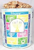 Ultimate's 3.5 Gallon Hanukkah Tin with 5 Pounds of Caramel Nut Corn