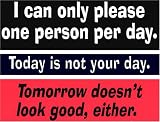 Novelty Sign: Please 1 Person a Day..