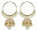 Meenaz Gold Plated Jhumki Earrings For Women RS.399.00