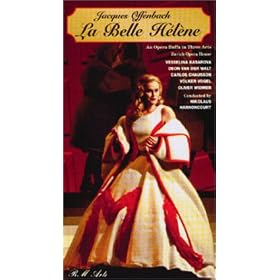 Offenbach - La Belle Hélène Harnoncourt, Kasarova, Zurich Opera by Vesselina Kasarova, Deon van der Walt, Carlos Chausson, Volker Vogel, and Oliver Widmer