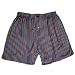 Dark Stripes 100% Madras Silk Boxers by Royal Silk - Medium