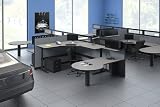 Mayline Group VariTask 3 Column Laminate Single Surface Corner