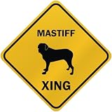 ONLY MASTIFF XING CROSSING SIGN DOG