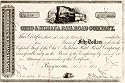 Art Poster, Ohio and Indiana Railroad Company - 27.5 x 18.75