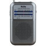 Kaito KA200 Pocket AM FM Radio Gray Electronics pocket radio