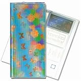 3D Lenticular 4x10 Business Card File (Holds 128), BF128 , BUTTERFLY, SUN FLOWERS, RAINBOW, GREEN