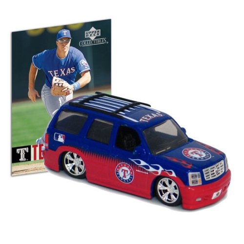 Texas Rangers MLB Cadillac Escalade with Mark Teixeira Trading Card