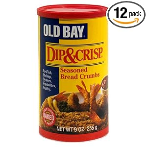 Old Bay Dip and Crisp Seasoned Bread Crumbs , 9 oz (255 g)(Pack of 12) by McCormick