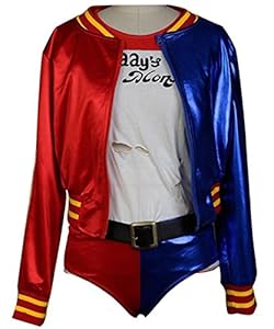 Beauty Costume Suicide Squad Cosplay Costume Harley Quinn Outfit Halloween Suit (S)