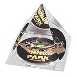 MLB Pittsburgh Pirates PNC Park Crystal Pyramid Paperweight