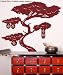 Vinyl Wall Decal Sticker Bonsai Tree With Lanterns GFoster153s