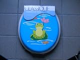Ginsey Soft Toilet Seat Frog Lily Pad