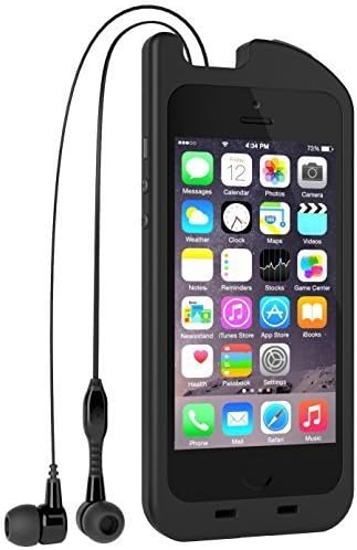Digital Treasures TurtleCell Retractable Headphone Case for iPhone 5/5s - Retail Packaging - Black by TurtleCell