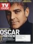 TV Guide February 18, 2008 George Clooney Cover, Oscar Preview, Medium, Jeremy Sisto/Law & Order, Prison Break