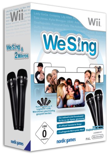We Sing Bundle - Incl 2 Logitech Mics (Wii)