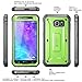 SUPCASE Unicorn Beetle PRO Series Designed for Galaxy S6 Case, with Built-in Screen Protector Full-body Rugged Holster Case for Galaxy S6 (2015 Release) (Green/Gray)