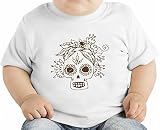Sugar skull オーガニックベビーTシャツ 12 - 18 Months