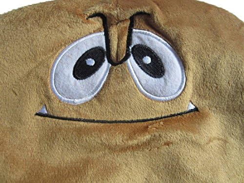 Aluckyday Mario Bro Goomba Mushroom Costume Cosplay Plush Hat ,Birthday Gift 003