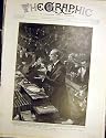 PARLIAMENT BALFOUR DEBATE HALL BOER WAR PRINT 1900