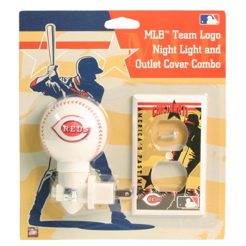 Cincinnati Reds Night Light / Outlet Cover Combo Set