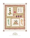IMAGE OF Gardening Pleasures II MUSEUM WRAP CANVAS Print With Added Heavy BRUSHSTROKES Gillian Fullard 11x14