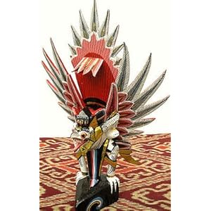 【クリックで詳細表示】ガルーダ M [H.43cm] ホワイト アジアン雑貨