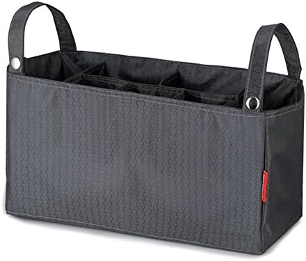 Baby Diaper Bag Multifunction Travel Portable Insert Nappy Storage Bag Stroller Organizer with 7 Pockets (Gray)